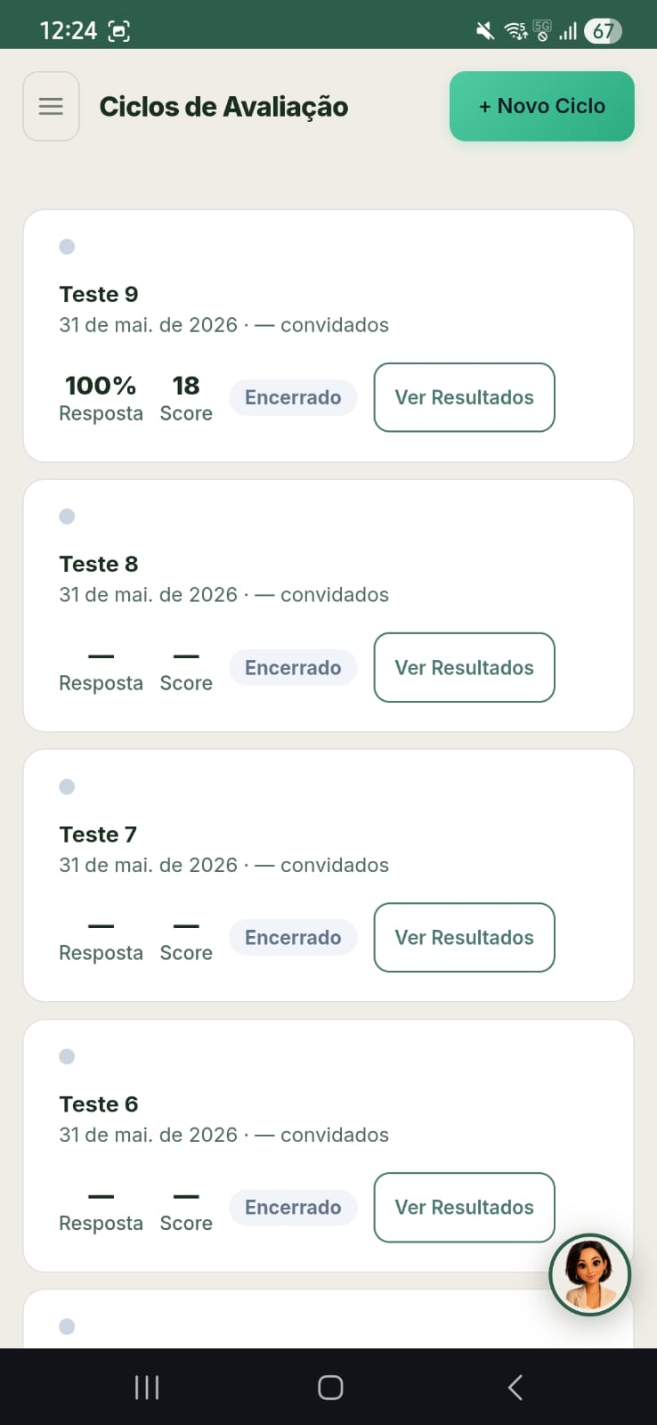 Tela do app Ranne Care